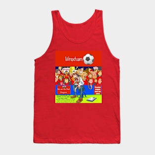 He's already got the monkey on his back, Wrexham funny soccer sayings. Tank Top